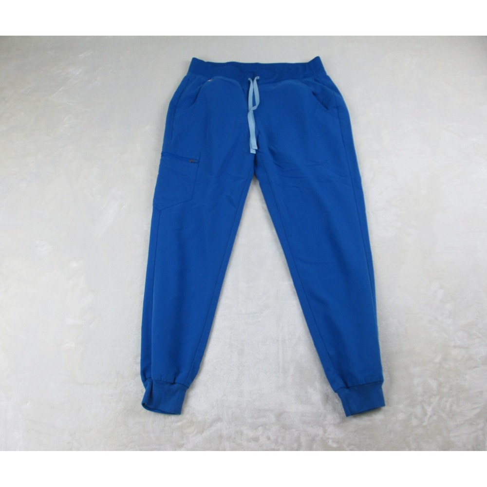 Figs Technical Collection Scrubs Pants‎ Womens Medium Blue Joggers Medical Nurse